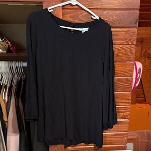 Croft & Barrow Black Long Sleeve Top